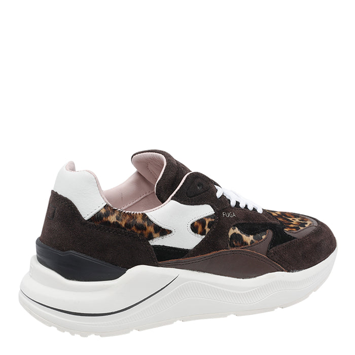 D.A.T.E. Sneakers Black Calf Leather/rubber Sole