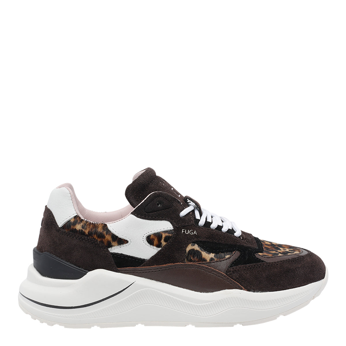 D.A.T.E. Sneakers Black Calf Leather/rubber Sole