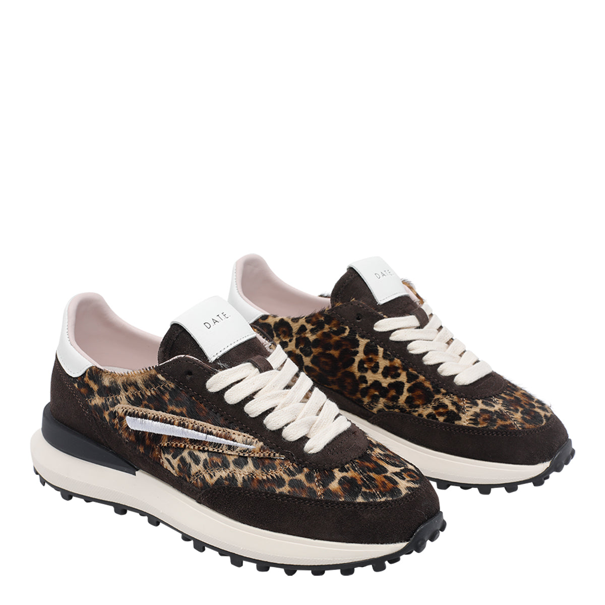 D.A.T.E. Sneakers Black Calf Leather/rubber Sole