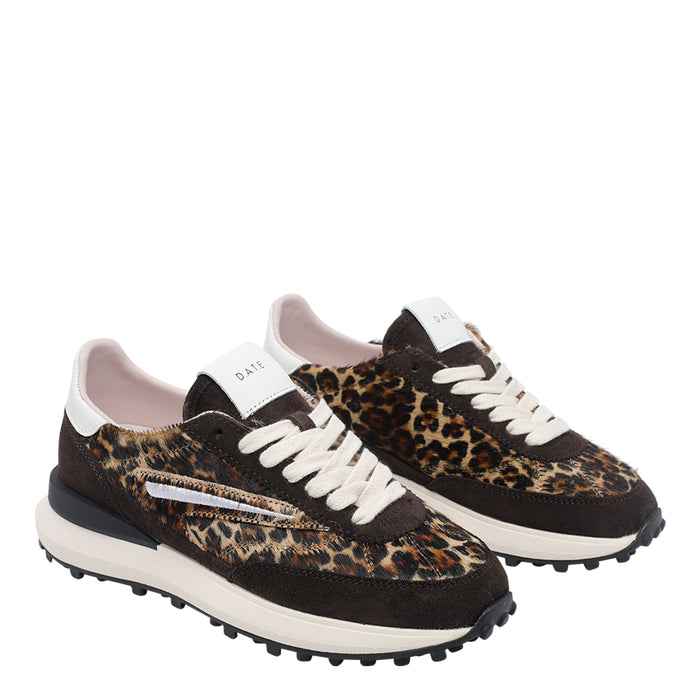 D.A.T.E. Sneakers Black Calf Leather/rubber Sole