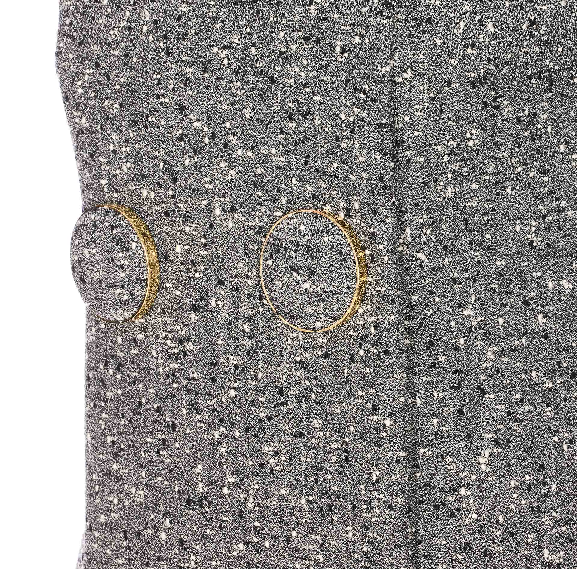 Gucci Dresses Grey Wool