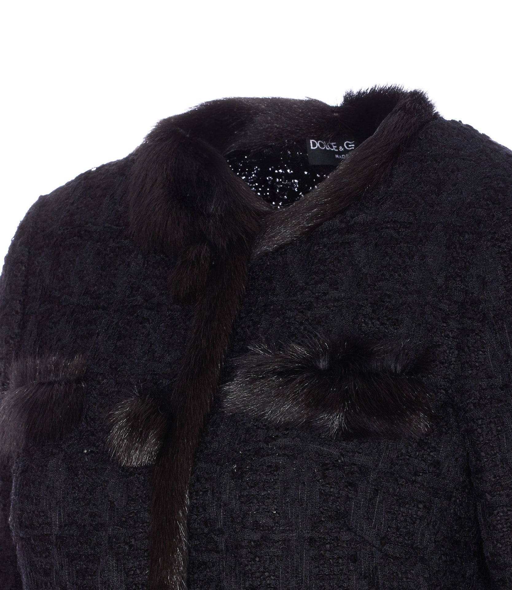 Dolce & Gabbana Jackets Black Polyamide
