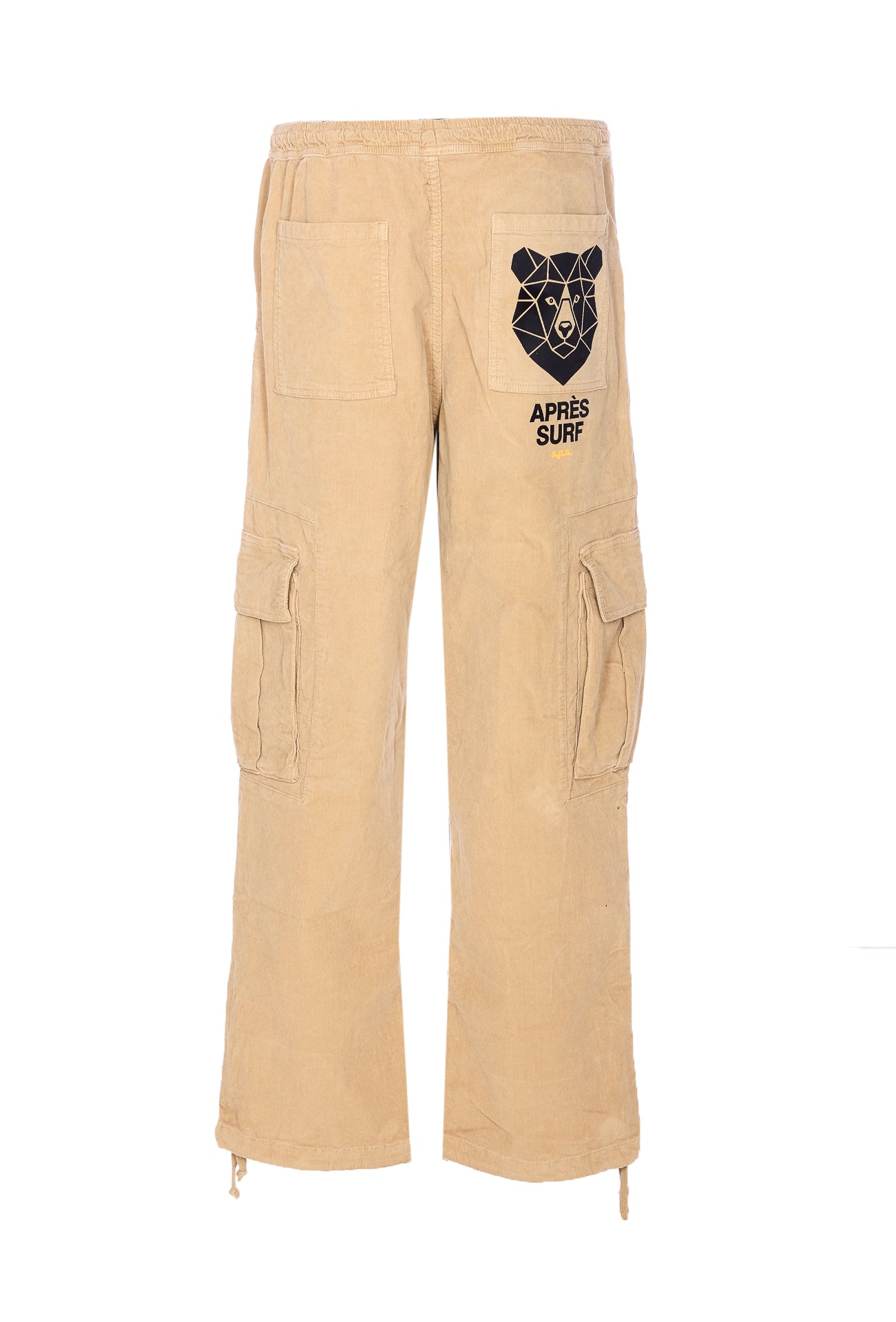 APRES SURF Trousers Beige Cotton