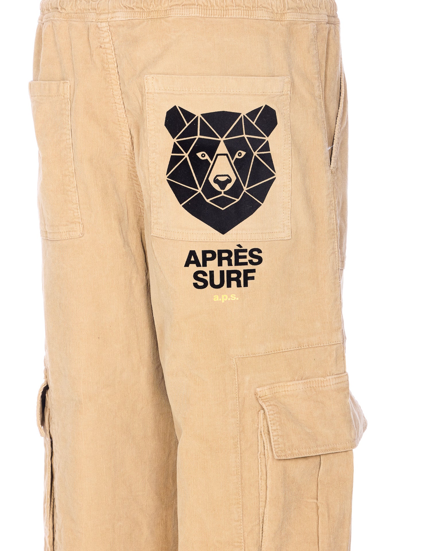APRES SURF Trousers Beige Cotton