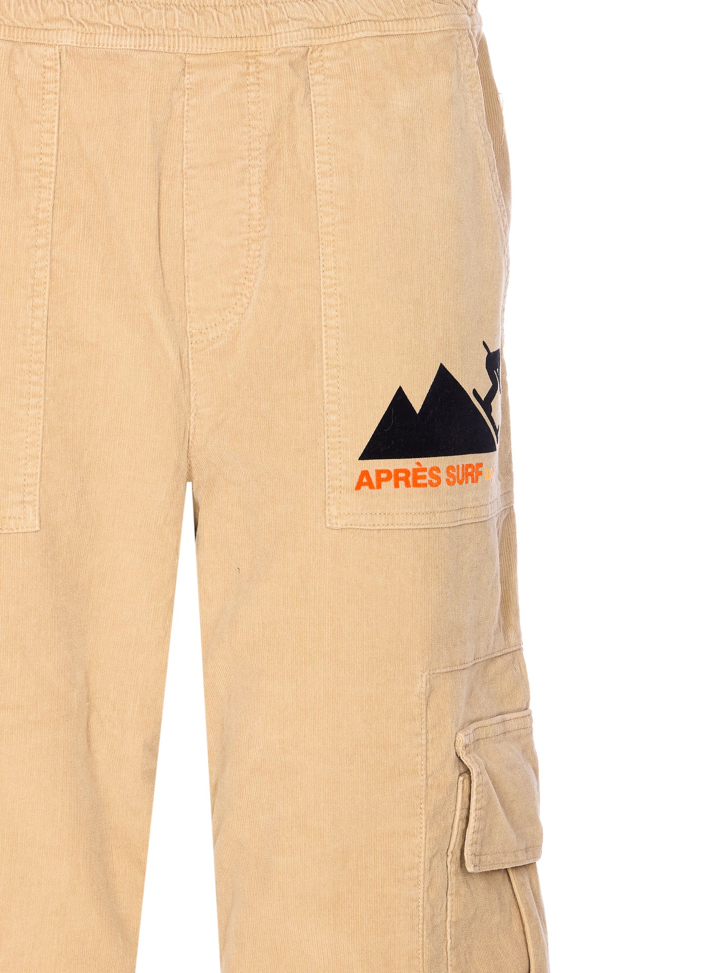APRES SURF Trousers Beige Cotton