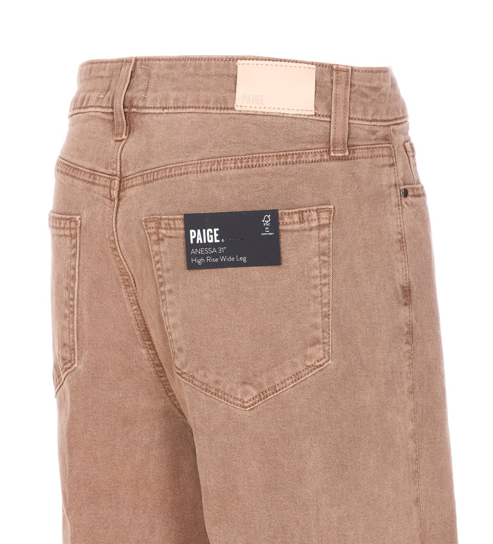 Paige Jeans Beige Cotton
