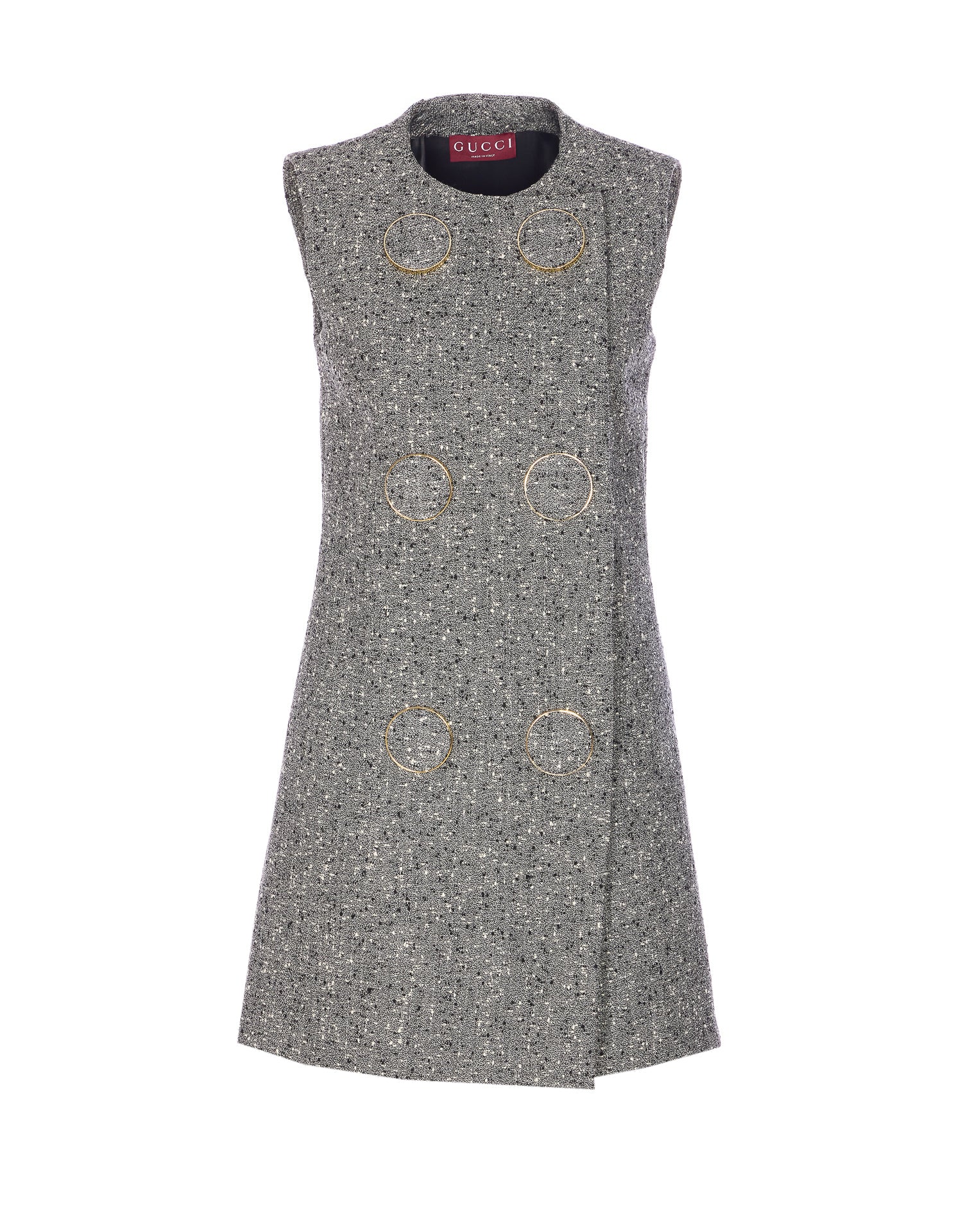 Gucci Dresses Grey Wool