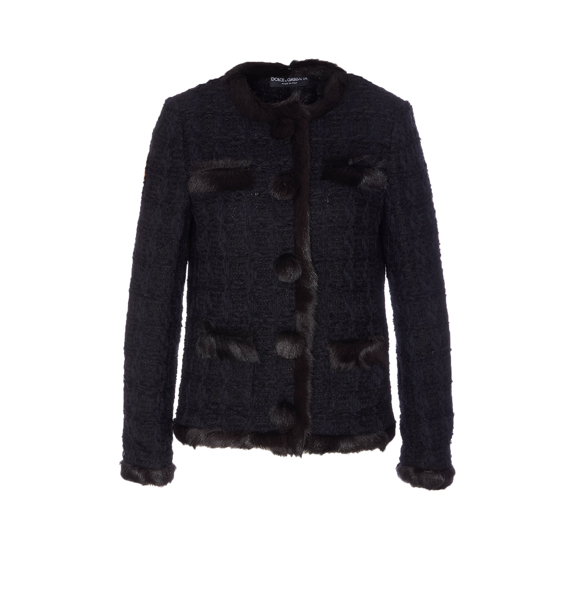 Dolce & Gabbana Jackets Black Polyamide