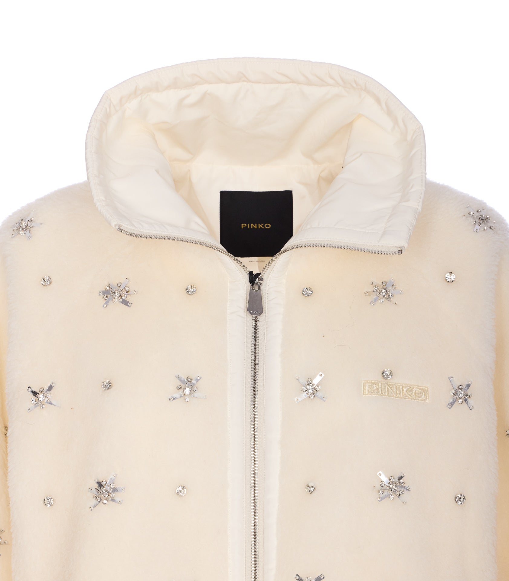 Pinko Coats White Polyester