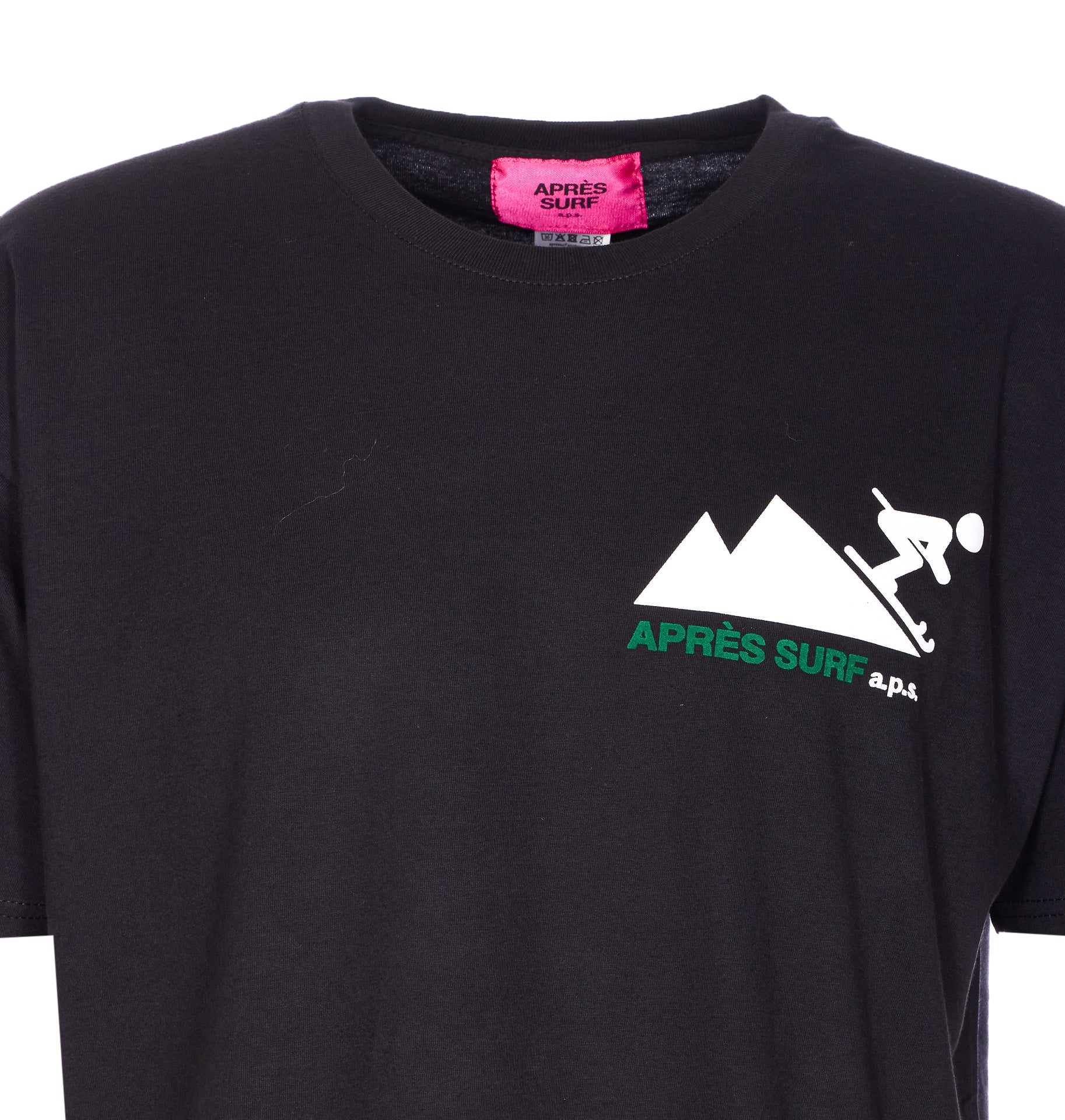 APRES SURF T-shirts and Polos Black Cotton
