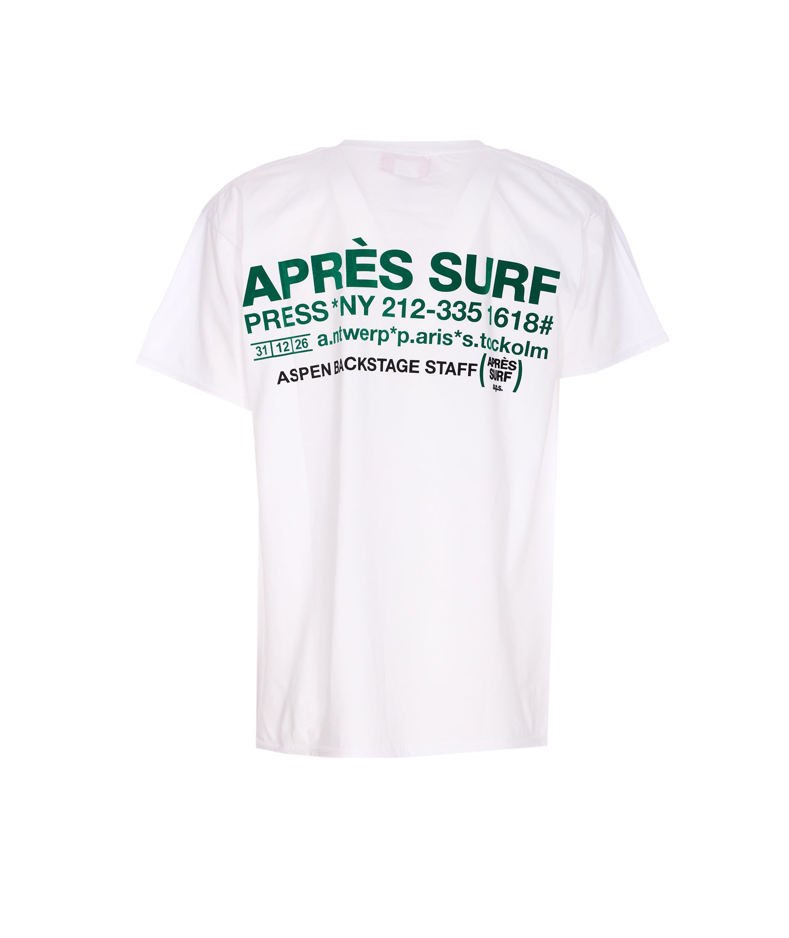 APRES SURF T-shirts and Polos White Cotton