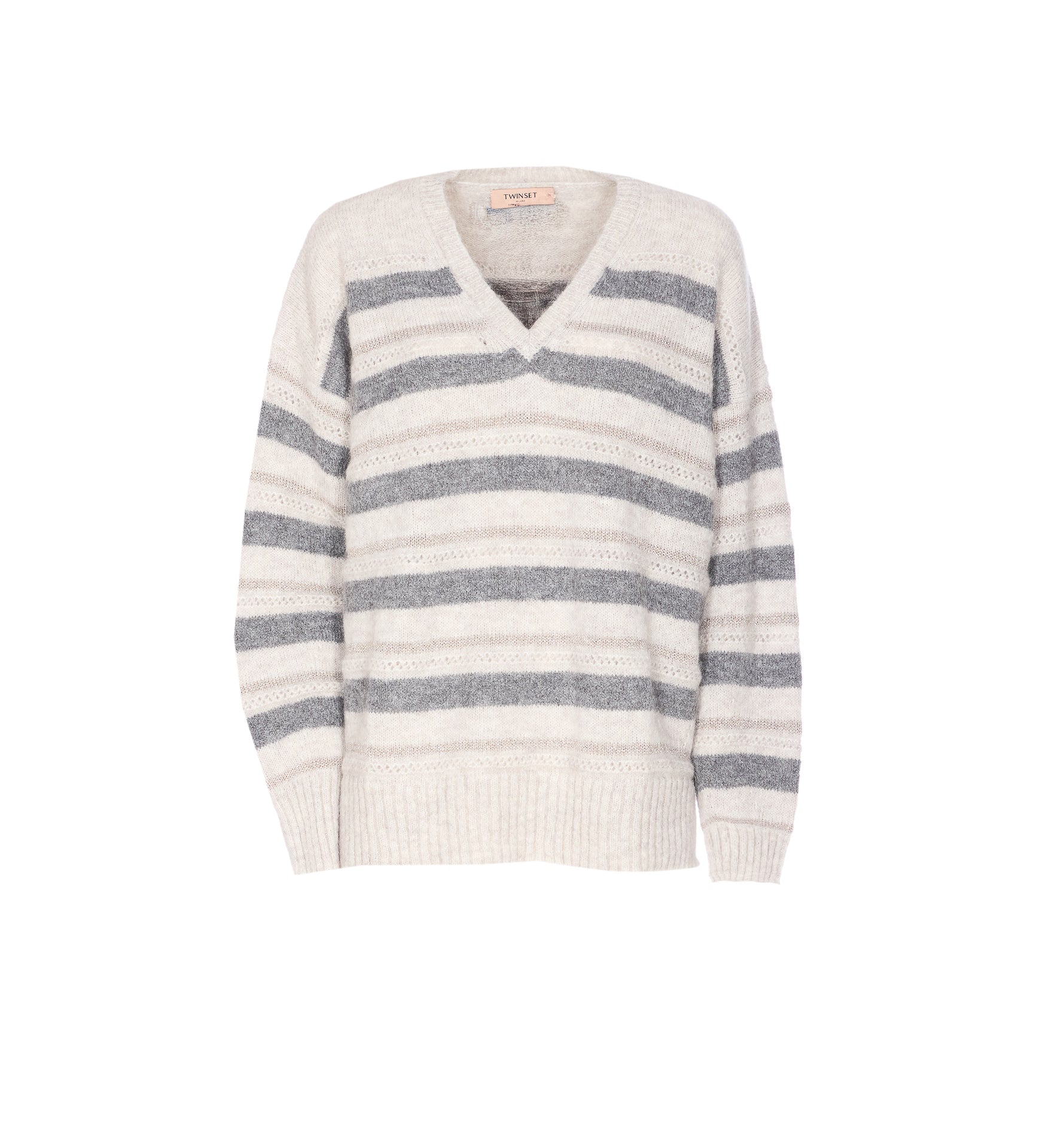 Twin-set Sweaters Grey Polyamide