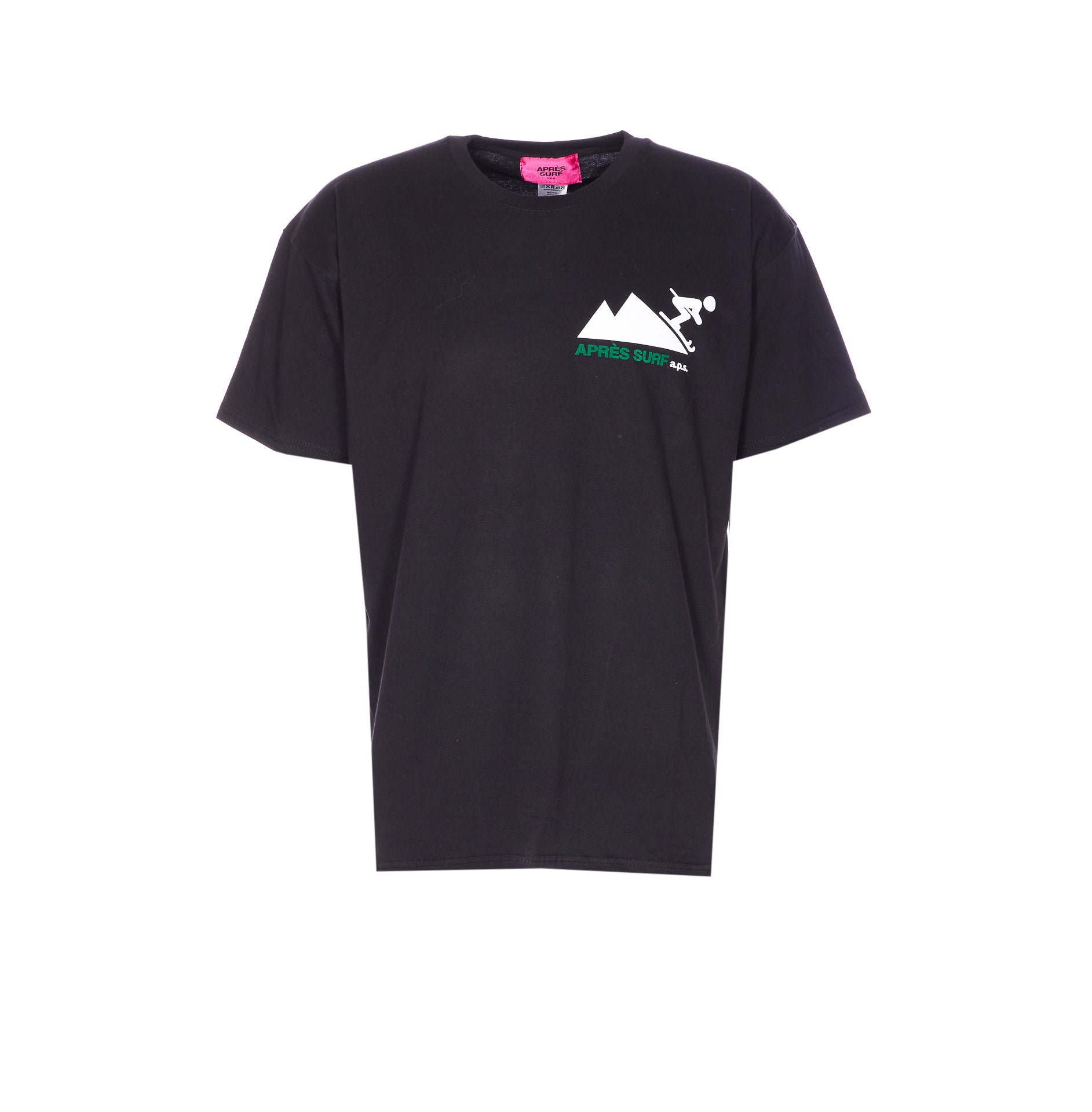 APRES SURF T-shirts and Polos Black Cotton