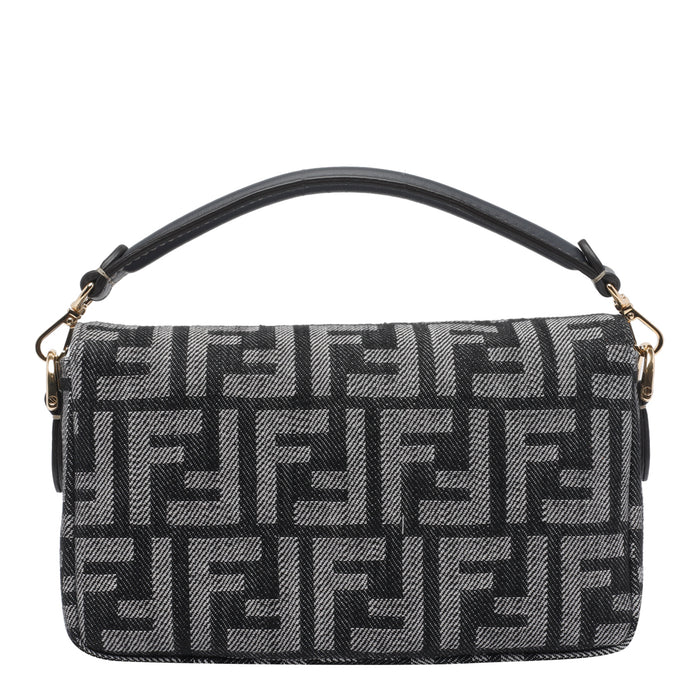 Fendi Bags Grey Fabric Leather Trim