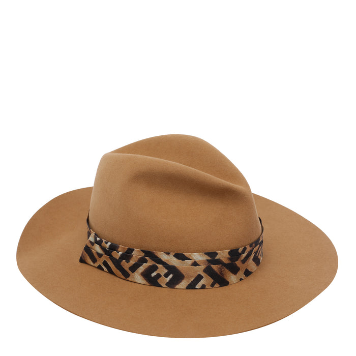 Fendi Hats Beige Real Fur Rabbit