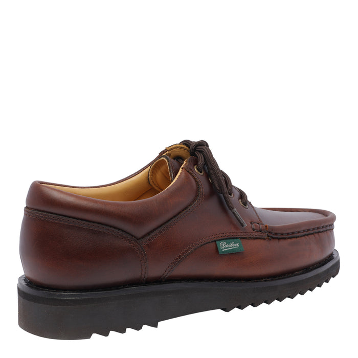 Paraboot Flat Shoes Brown Calf Leather/rubber Sole