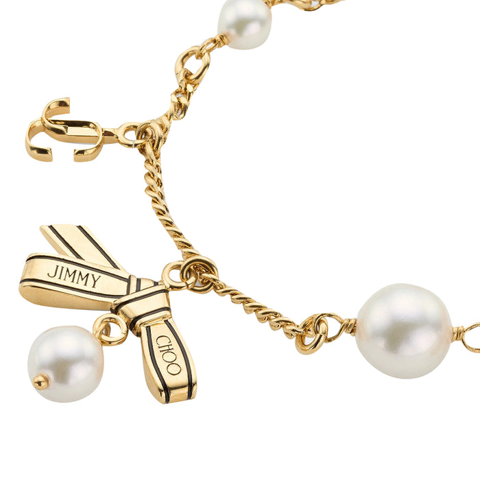 Jimmy Choo Bijoux Golden Brass Resina