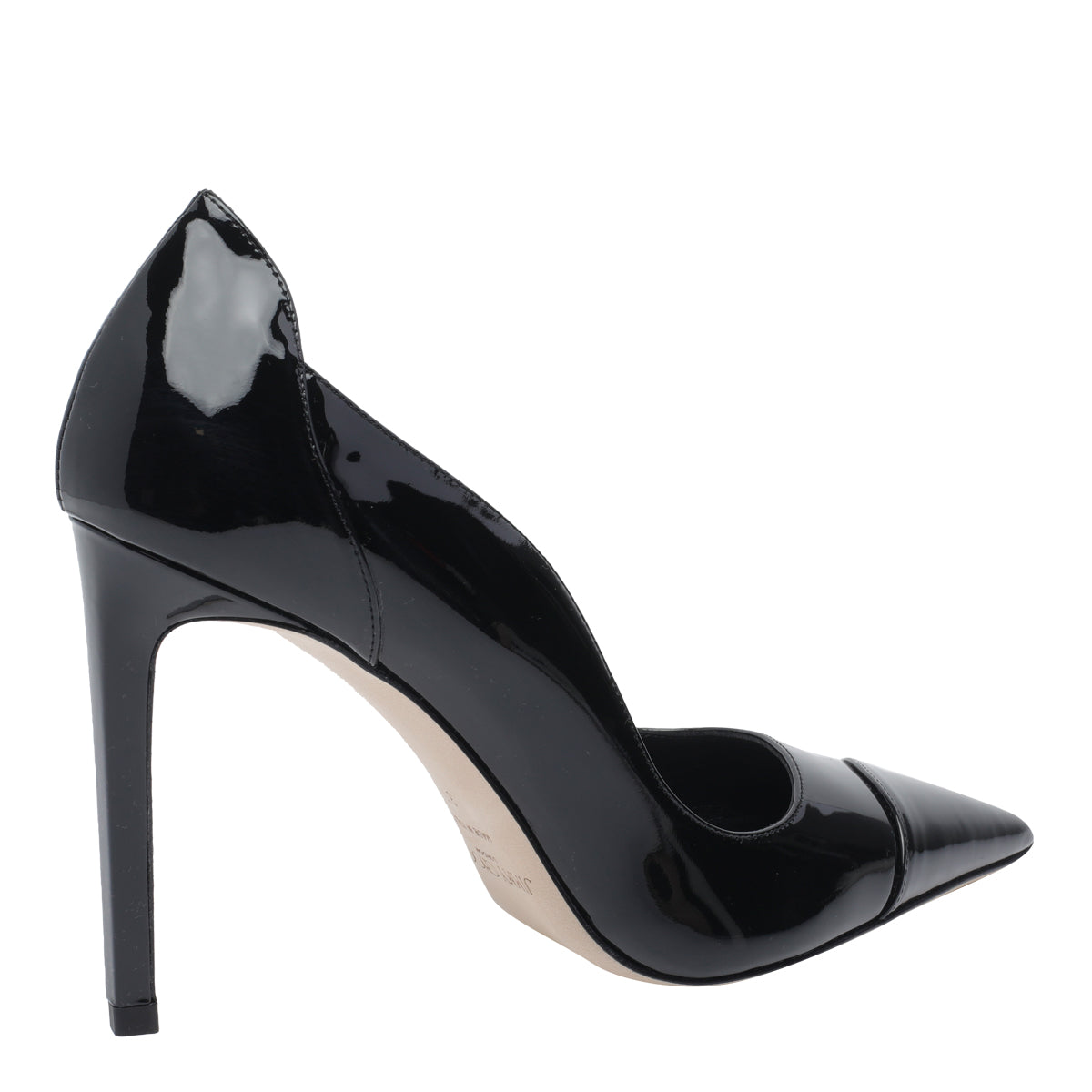 Jimmy Choo With Heel Black Calf Leather/leather Sole