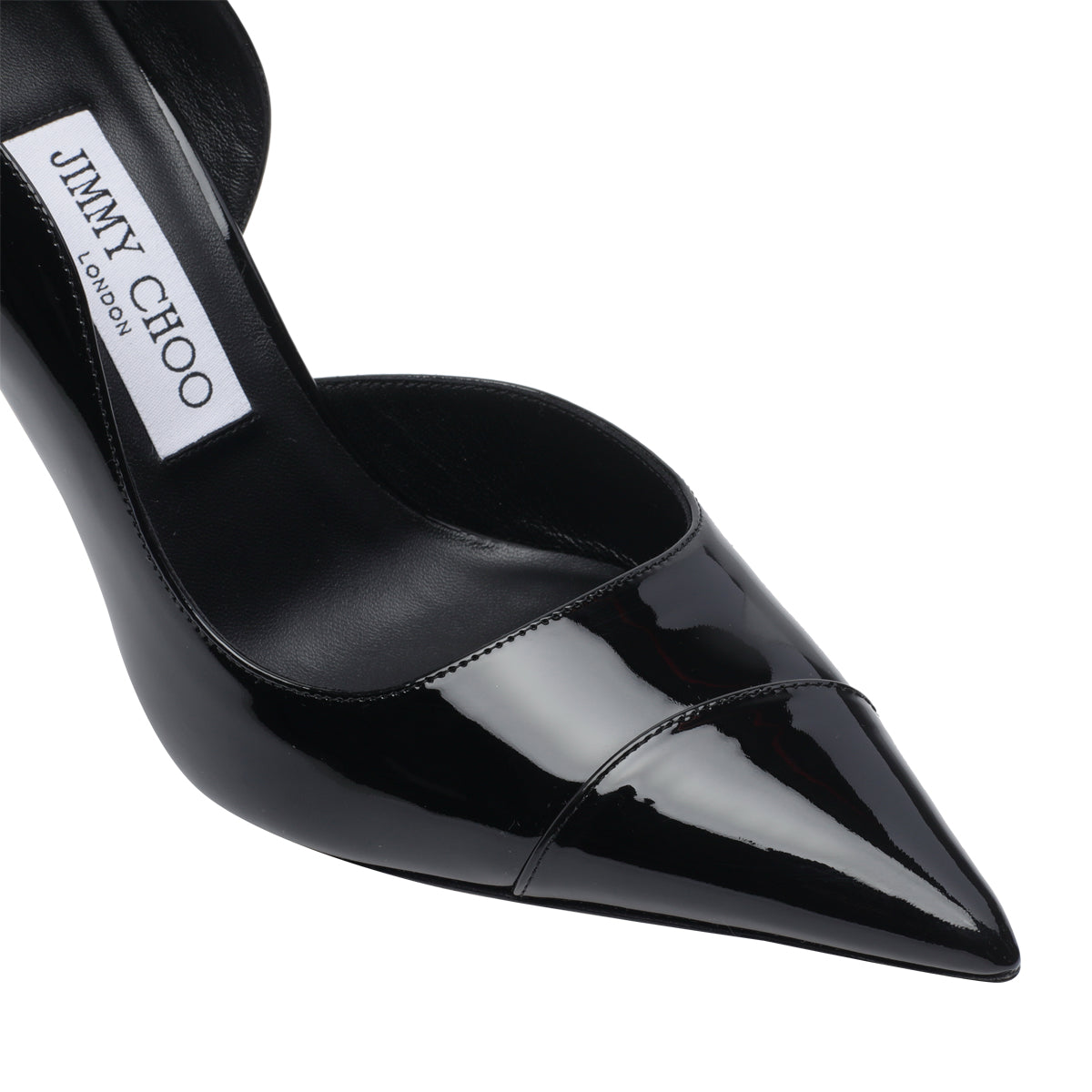 Jimmy Choo With Heel Black Calf Leather/leather Sole