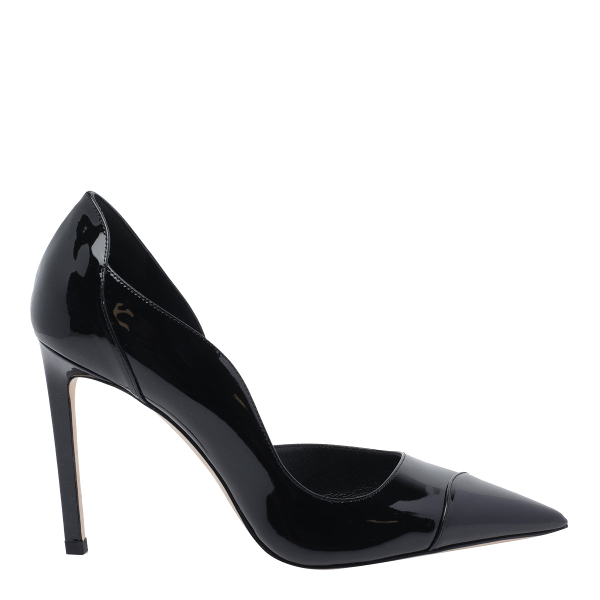 Jimmy Choo With Heel Black Calf Leather/leather Sole