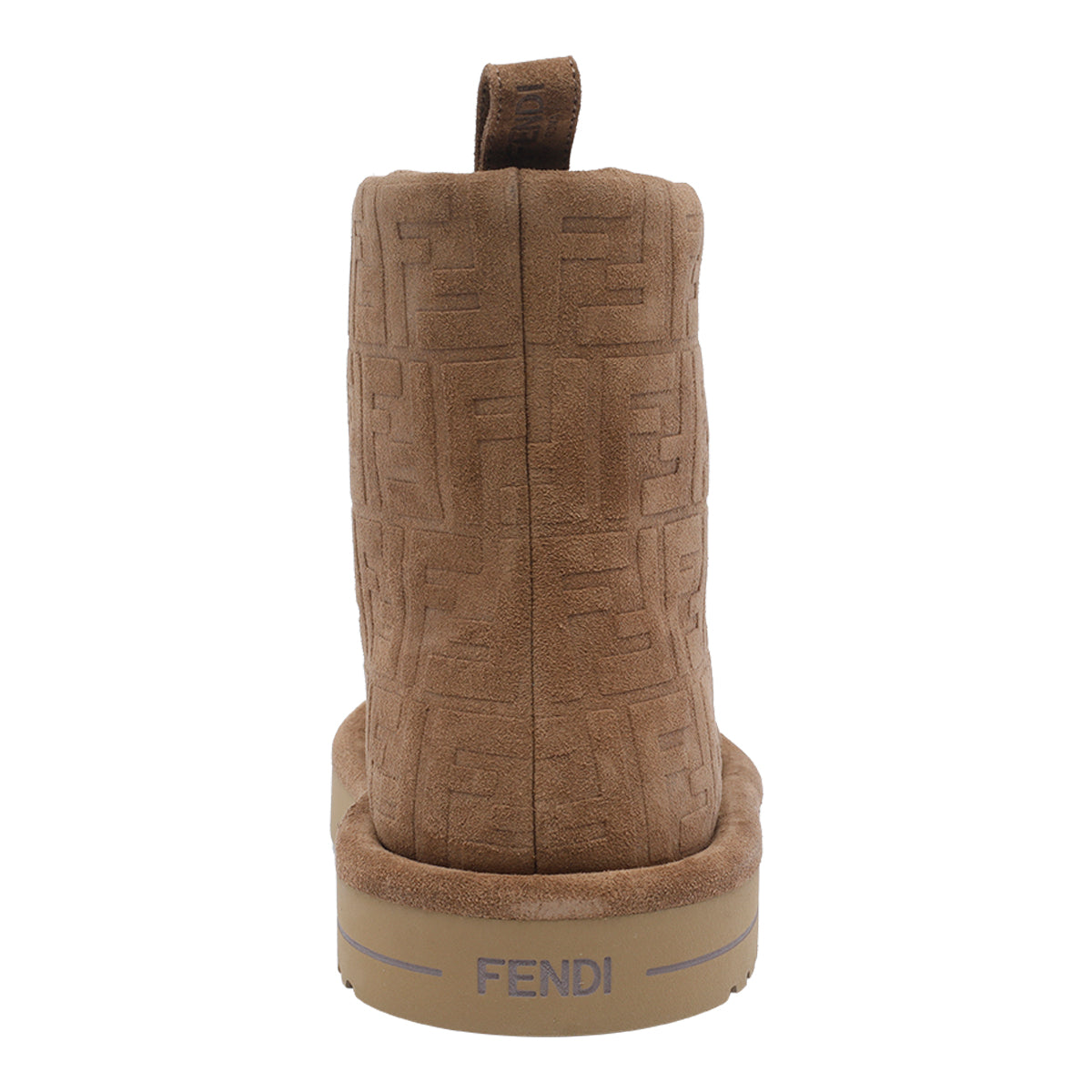 Fendi Boots Brown Calf Leather/rubber Sole