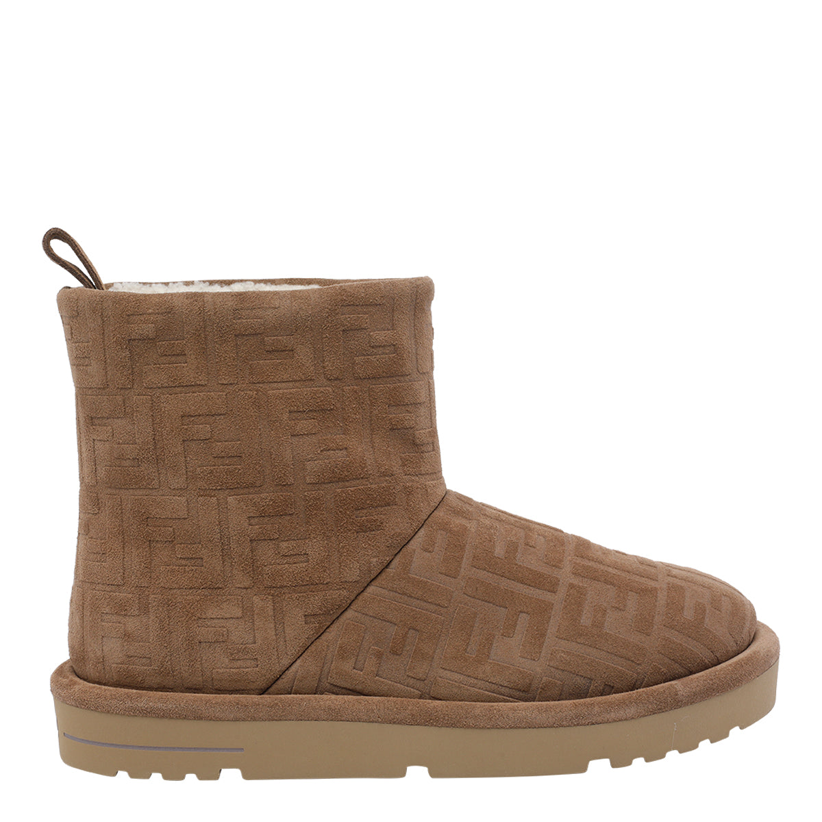 Fendi Boots Brown Calf Leather/rubber Sole