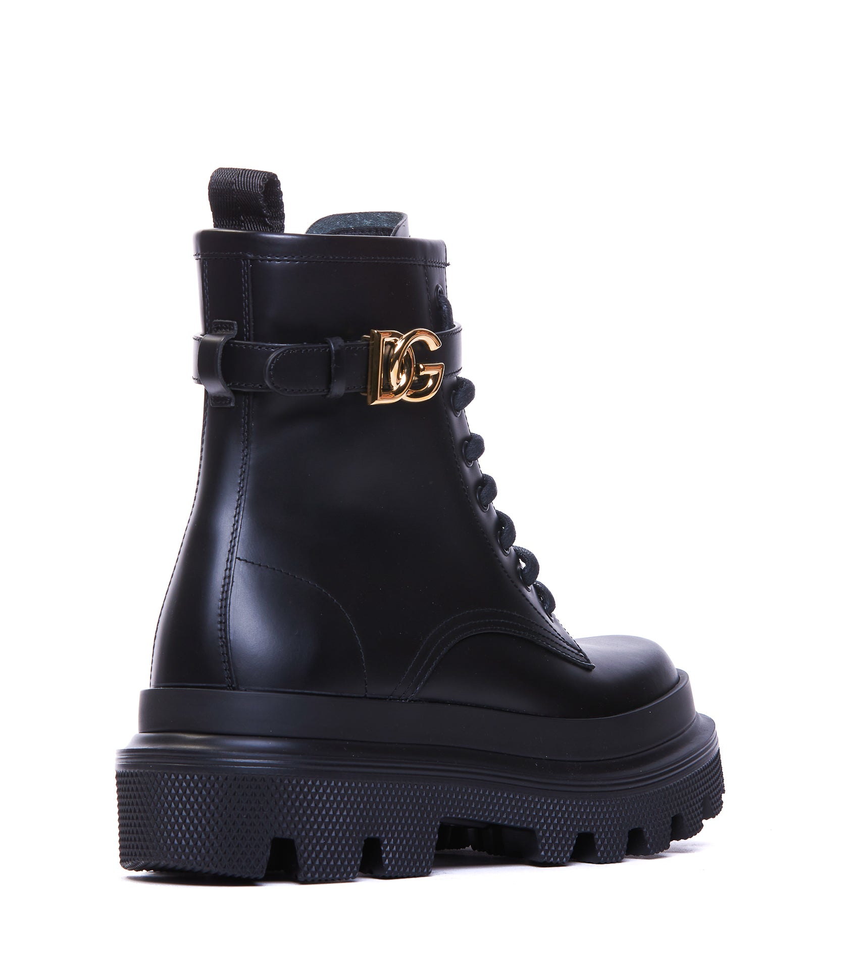 Dolce & Gabbana Boots Black Calf Leather/rubber Sole