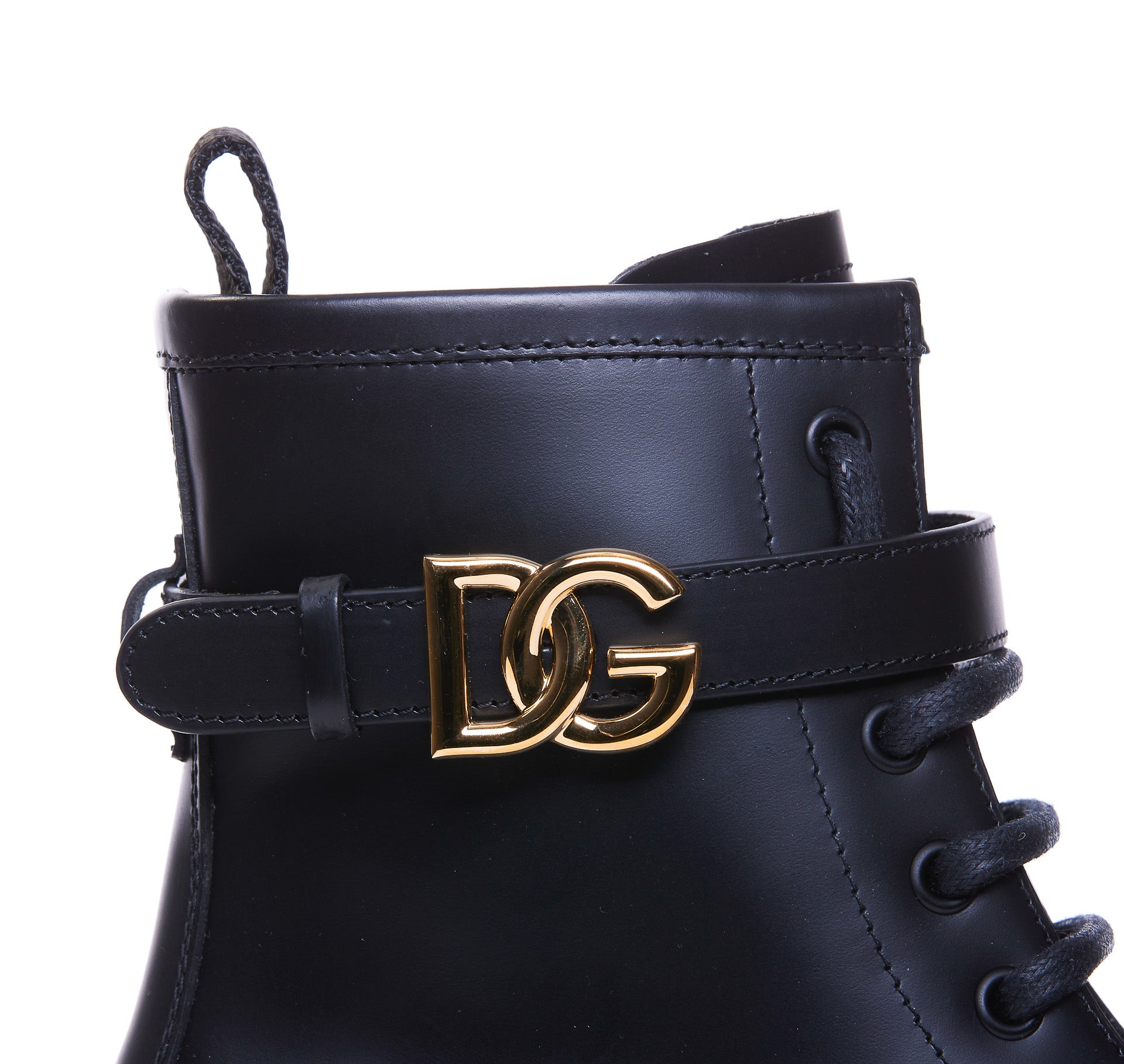 Dolce & Gabbana Boots Black Calf Leather/rubber Sole
