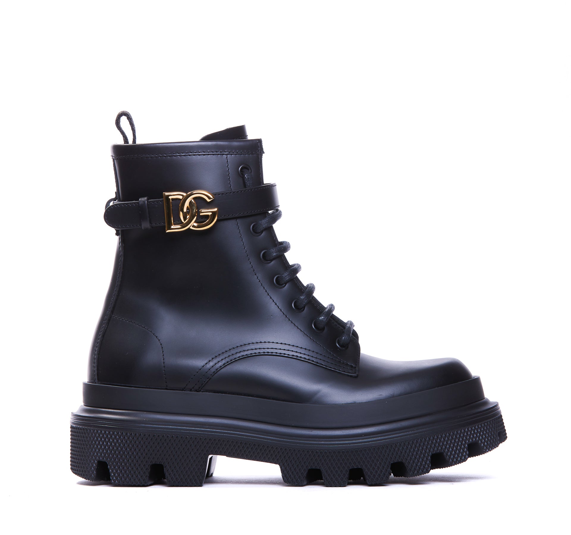 Dolce & Gabbana Boots Black Calf Leather/rubber Sole