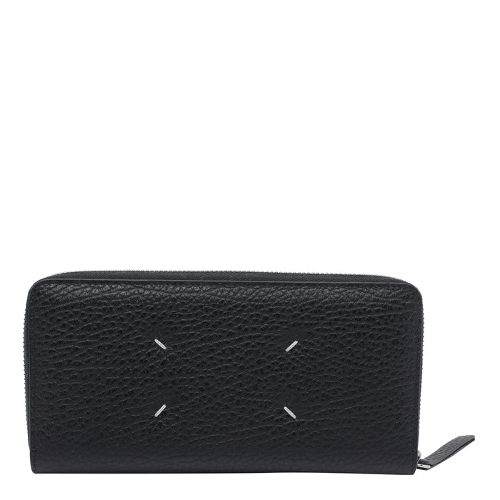 Maison Margiela Wallets Black Calf Leather