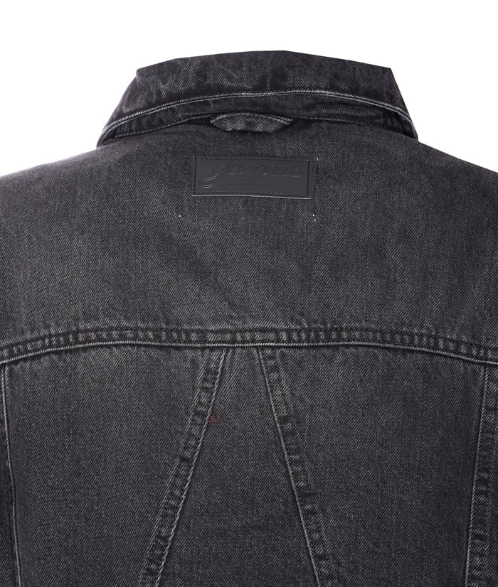 Ganni Jackets Black Organic Cotton
