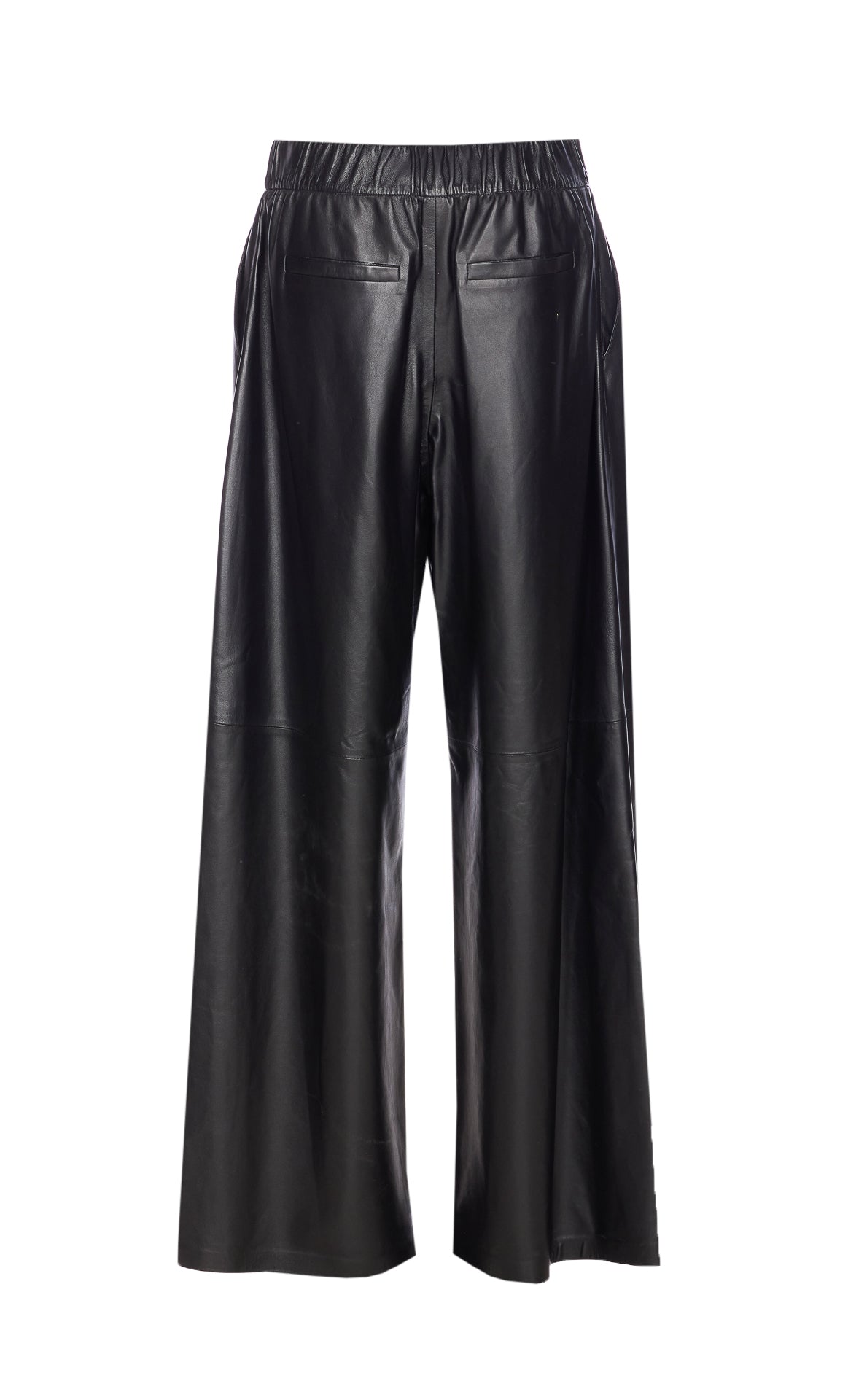 Arma Trousers Black Genuine Leather