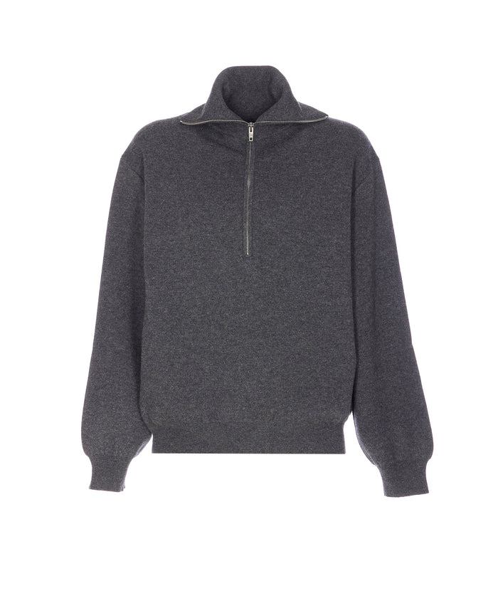 Balenciaga Sweaters Grey Wool