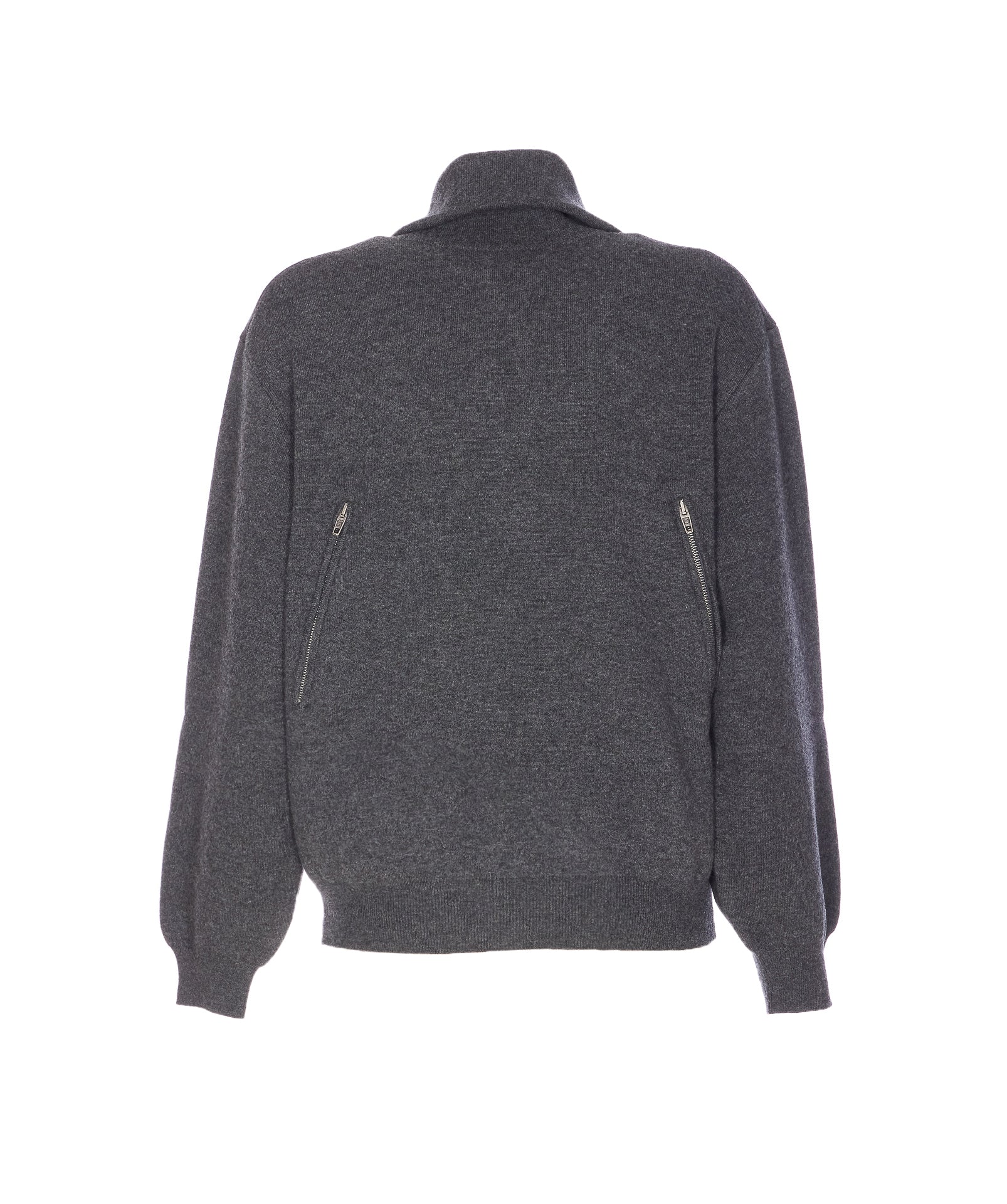 Balenciaga Sweaters Grey Wool