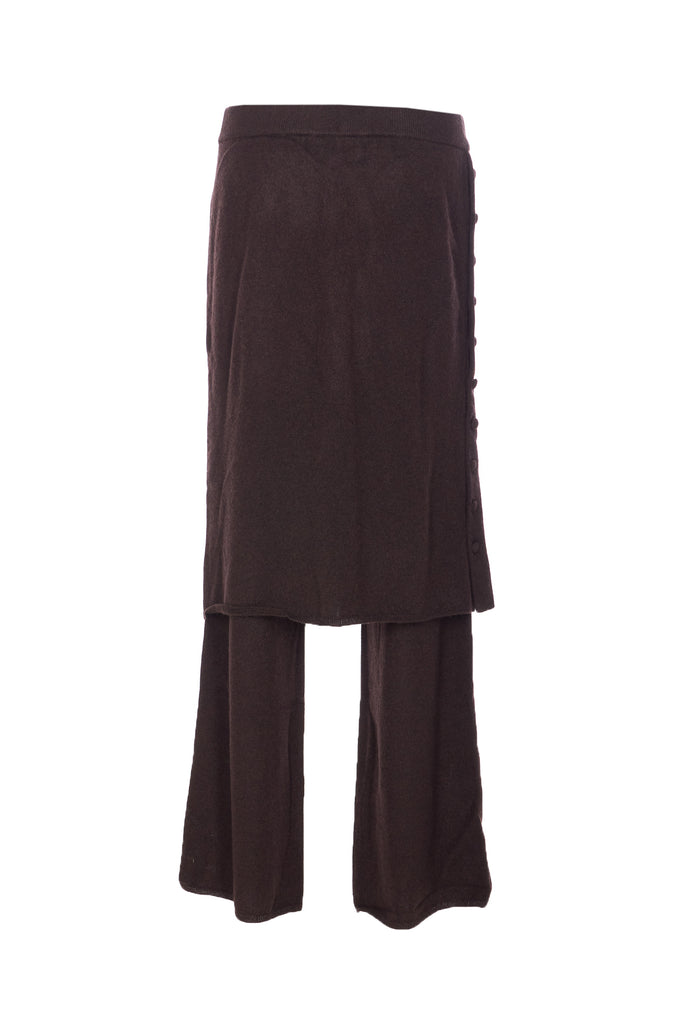 LISA YANG Trousers Brown Cashmere