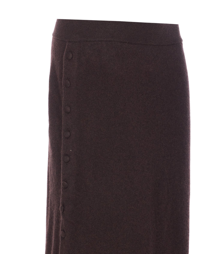 LISA YANG Trousers Brown Cashmere