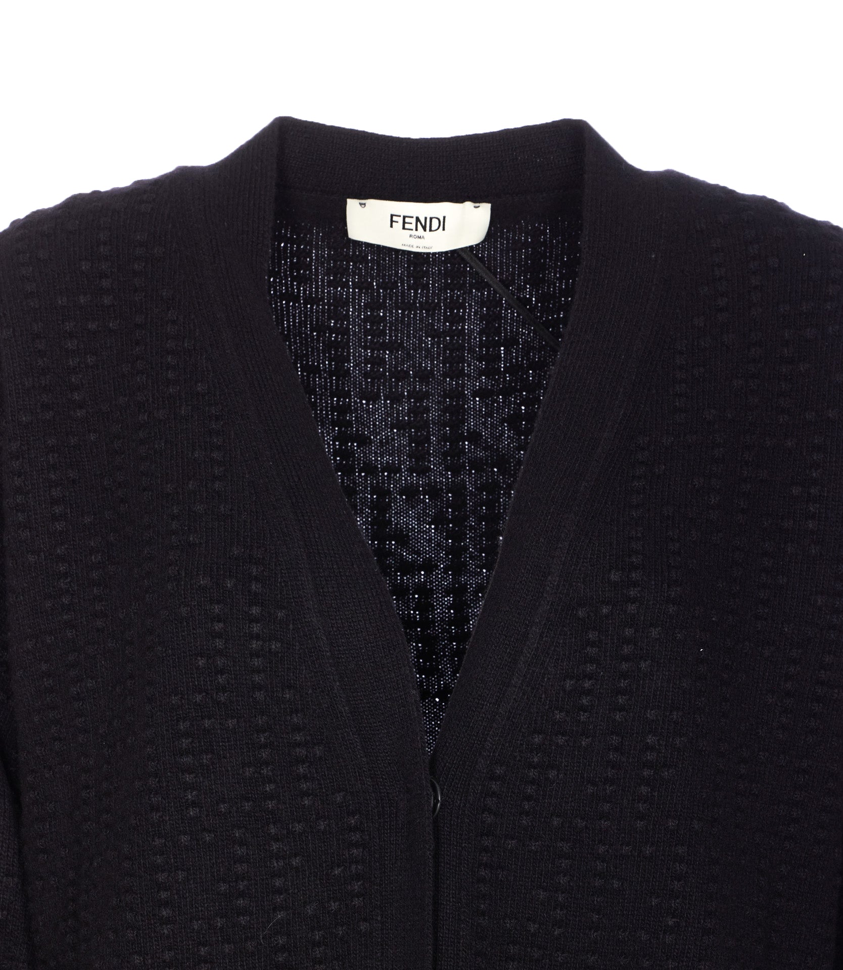 Fendi Sweaters Black Wool