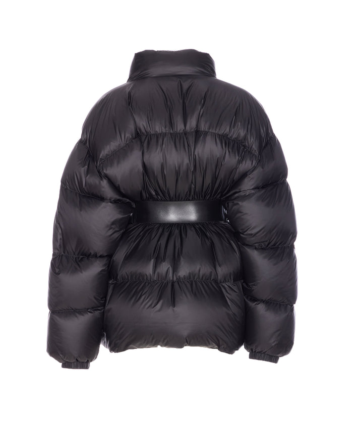 Balenciaga Coats Black Polyamide