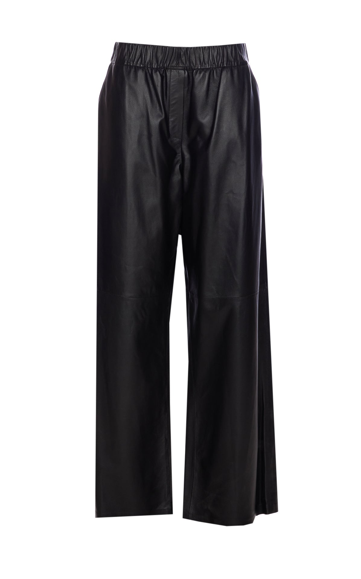 Arma Trousers Black Genuine Leather