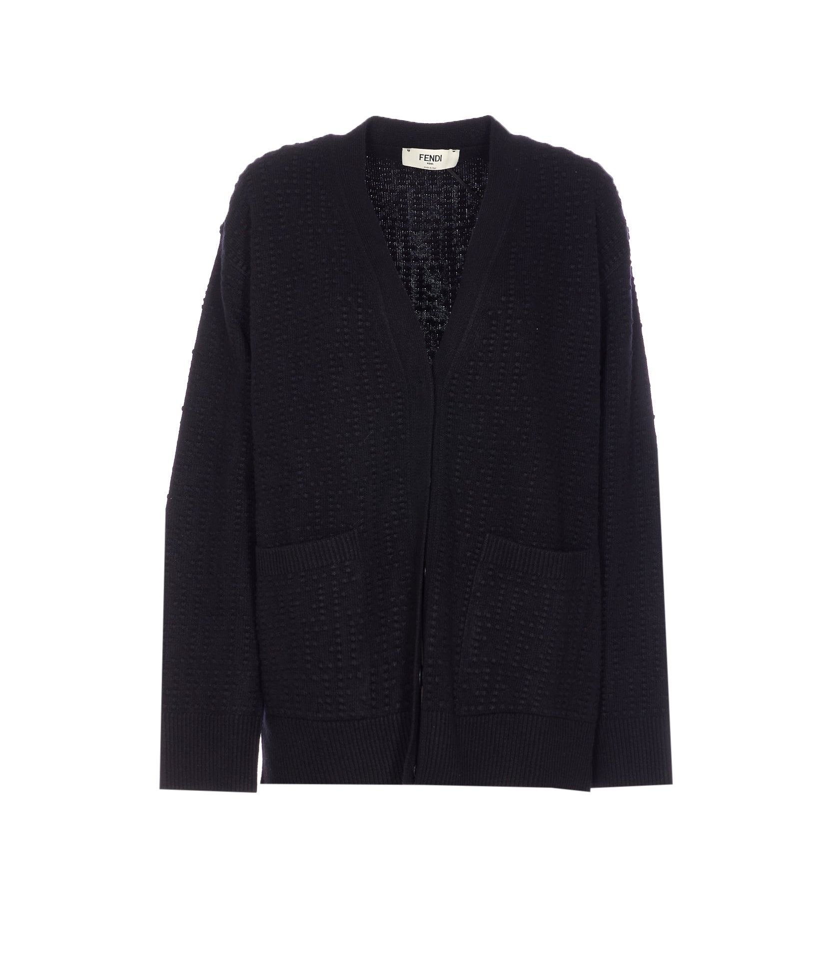 Fendi Sweaters Black Wool