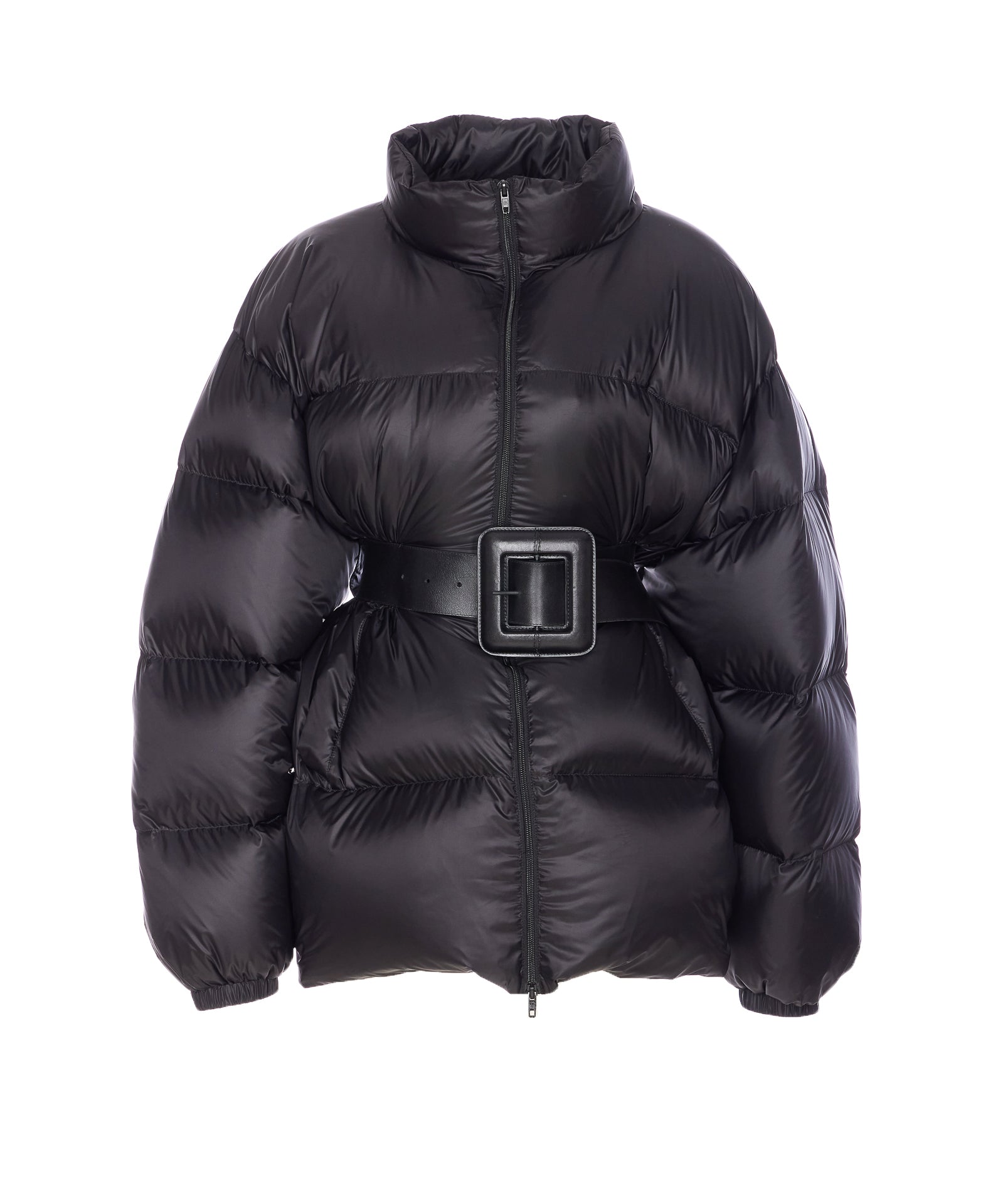 Balenciaga Coats Black Polyamide
