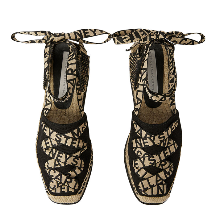 Stella McCartney Flat shoes Black Fabric/rubber Sole
