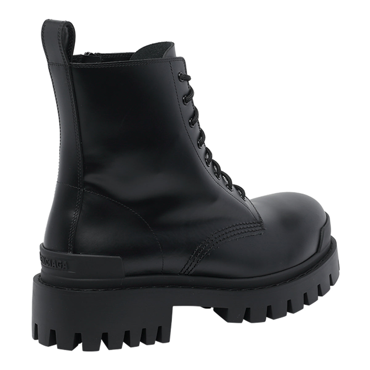 Balenciaga Boots Black Calf Leather/rubber Sole