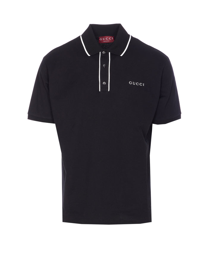 Gucci T-Shirts And Polos Black Cotton