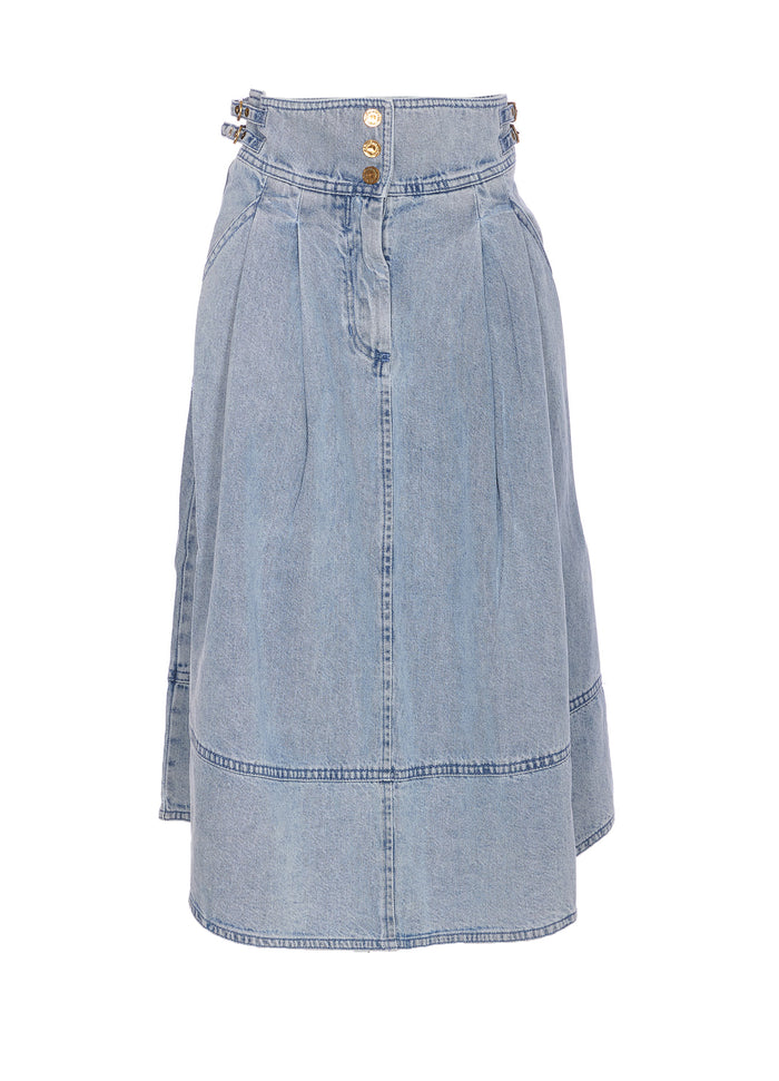 Zimmermann Skirts Blue Cotton
