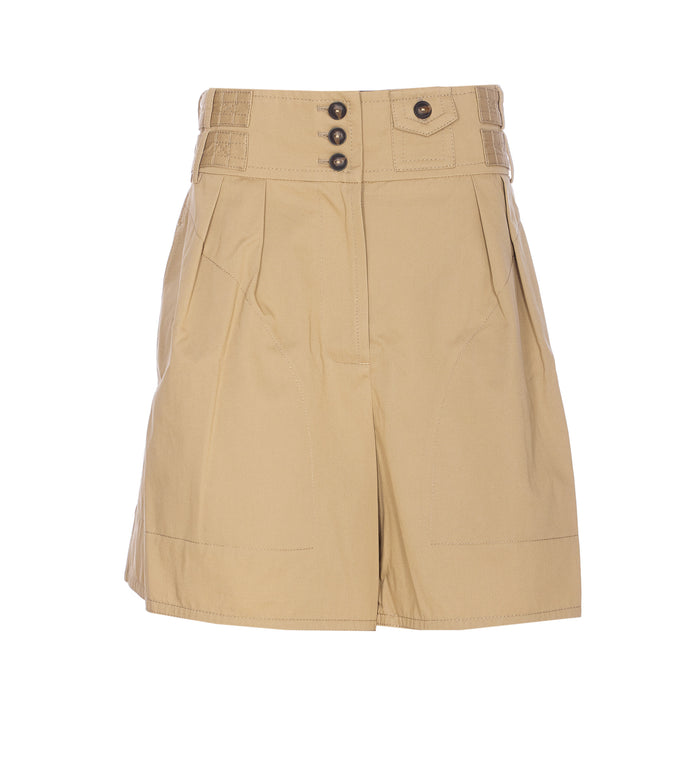 Zimmermann Shorts Beige Cotton