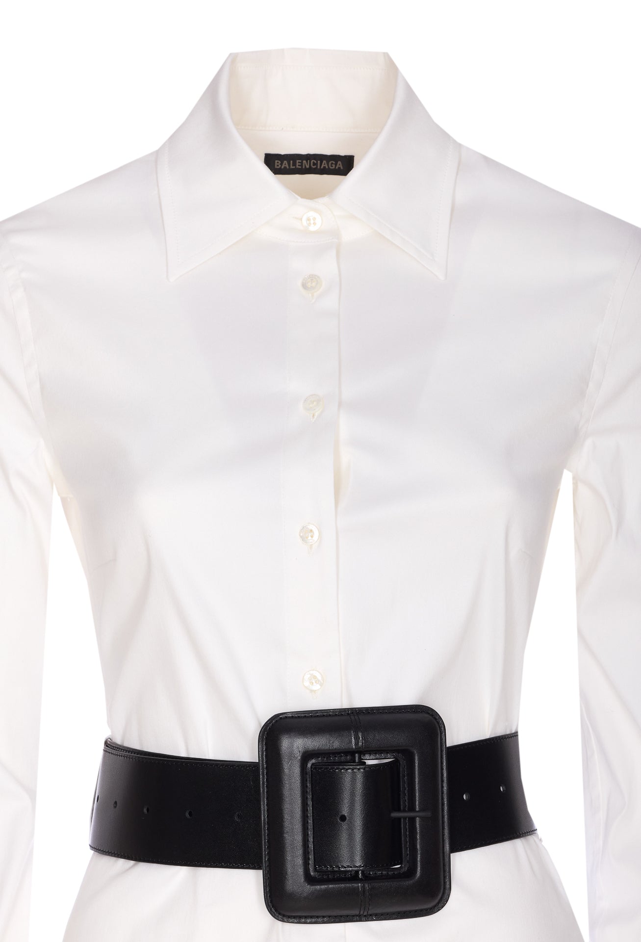 Balenciaga Dresses White Cotton