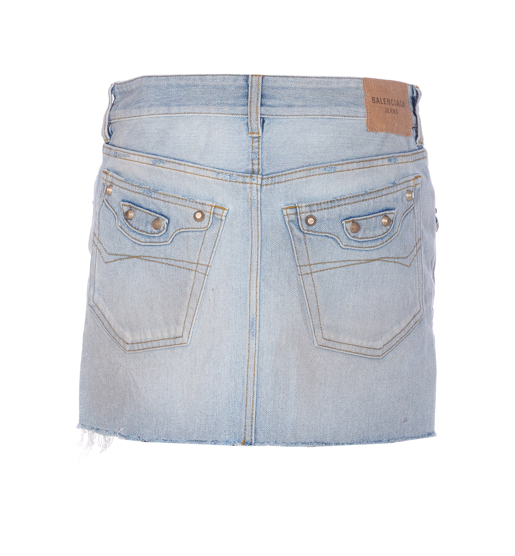 Balenciaga Skirts Blue Cotton
