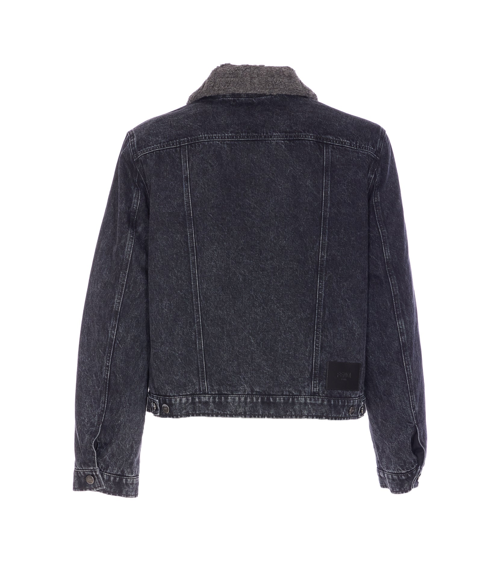 Fendi Jackets Black Cotton