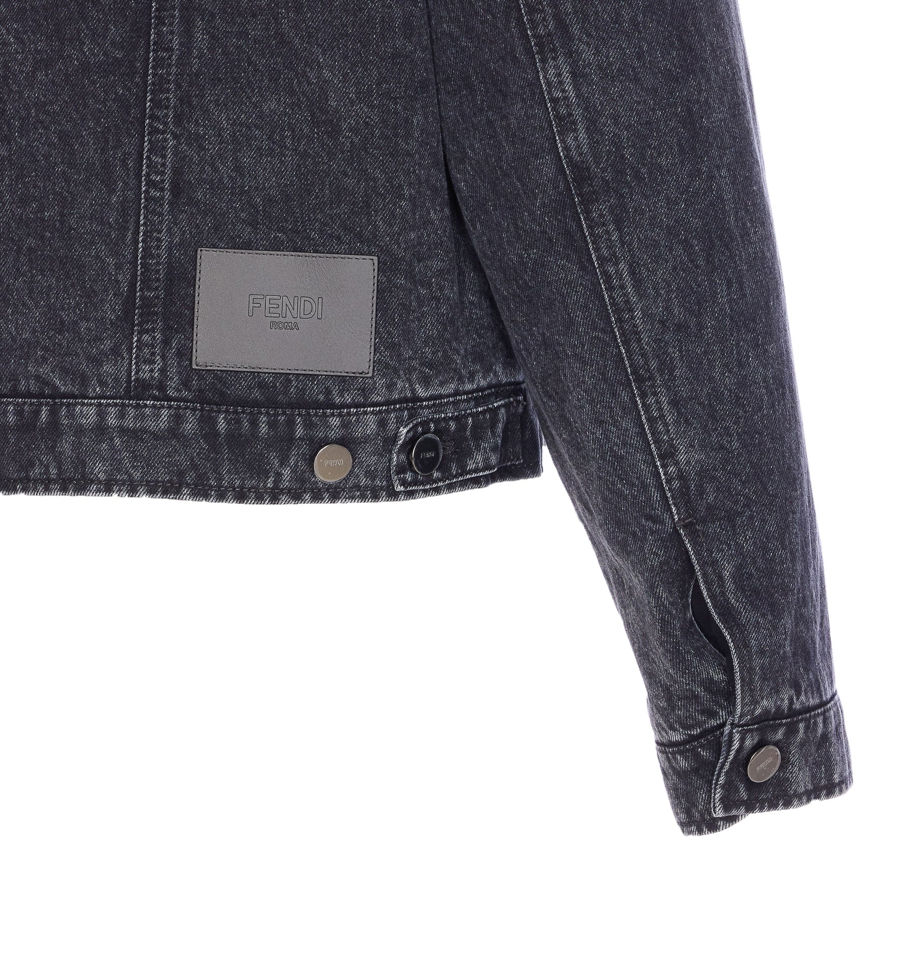 Fendi Jackets Black Cotton